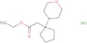 Ethyl 2-[1-(morpholin-4-yl)cyclopentyl]acetate hydrochloride