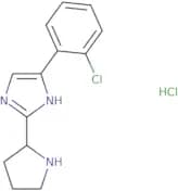 4-(2-Chlorophenyl)-2-(pyrrolidin-2-yl)-1H-imidazole hydrochloride