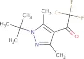1-(1-tert-Butyl-3,5-dimethyl-1H-pyrazol-4-yl)-2,2,2-trifluoroethan-1-one