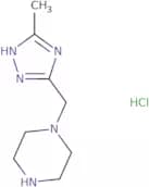 1-[(5-Methyl-1H-1,2,4-triazol-3-yl)methyl]piperazine hydrochloride