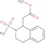 Methyl 2-(2-methanesulfonyl-1,2,3,4-tetrahydroisoquinolin-1-yl)acetate