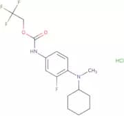 2,2,2-Trifluoroethyl N-{4-[cyclohexyl(methyl)amino]-3-fluorophenyl}carbamate hydrochloride