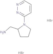 [1-(Pyridazin-3-yl)pyrrolidin-2-yl]methanamine dihydrobromide