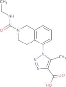 1-[2-(Ethylcarbamoyl)-1,2,3,4-tetrahydroisoquinolin-5-yl]-5-methyl-1H-1,2,3-triazole-4-carboxylic …