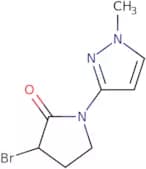 3-Bromo-1-(1-methyl-1H-pyrazol-3-yl)pyrrolidin-2-one
