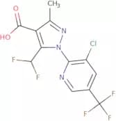 1-[3-Chloro-5-(trifluoromethyl)pyridin-2-yl]-5-(difluoromethyl)-3-methyl-1H-pyrazole-4-carboxylic …
