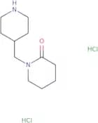 1-(Piperidin-4-ylmethyl)piperidin-2-one dihydrochloride