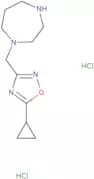 1-[(5-Cyclopropyl-1,2,4-oxadiazol-3-yl)methyl]-1,4-diazepane dihydrochloride