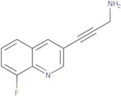 3-(8-Fluoroquinolin-3-yl)prop-2-yn-1-amine