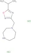1-{[5-(Propan-2-yl)-1,2,4-oxadiazol-3-yl]methyl}-1,4-diazepane dihydrochloride