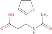 3-(Carbamoylamino)-3-(thiophen-2-yl)propanoic acid