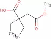 2,2-Diethyl-4-methoxy-4-oxobutanoic acid