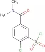 2-Chloro-5-(dimethylcarbamoyl)benzene-1-sulfonyl chloride