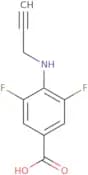 3,5-Difluoro-4-[(prop-2-yn-1-yl)amino]benzoic acid