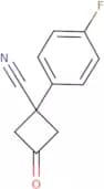 1-(4-Fluorophenyl)-3-oxocyclobutanecarbonitrile