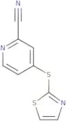 4-(1,3-Thiazol-2-ylsulfanyl)pyridine-2-carbonitrile