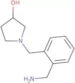 1-{[2-(Aminomethyl)phenyl]methyl}pyrrolidin-3-ol