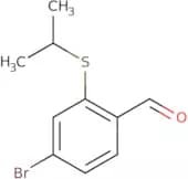 4-Bromo-2-(propan-2-ylsulfanyl)benzaldehyde