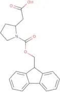 2-(1-[(9H-Fluoren-9-ylmethoxy)carbonyl]pyrrolidin-2-yl)acetic acid