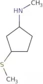 N-Methyl-3-(methylsulfanyl)cyclopentan-1-amine
