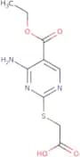2-{[4-Amino-5-(ethoxycarbonyl)pyrimidin-2-yl]sulfanyl}acetic acid