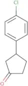 3-(4-Chlorophenyl)cyclopentan-1-one