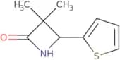 3,3-Dimethyl-4-(thiophen-2-yl)azetidin-2-one