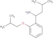 3-Methyl-1-[2-(2-methylpropoxy)phenyl]butan-1-amine