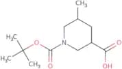 1-[(tert-butoxy)carbonyl]-5-methylpiperidine-3-carboxylic acid, Mixture of diastereomers