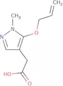 2-(5-(Allyloxy)-1-methyl-1H-pyrazol-4-yl)acetic acid