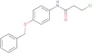 N-[4-(Benzyloxy)phenyl]-3-chloropropanamide