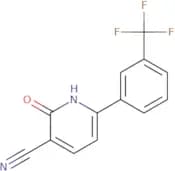 2-Oxo-6-[3-(trifluoromethyl)phenyl]-1,2-dihydropyridine-3-carbonitrile