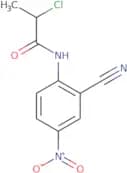 2-Chloro-N-(2-cyano-4-nitrophenyl)propanamide