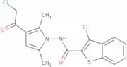 3-Chloro-N-[3-(2-chloroacetyl)-2,5-dimethyl-1H-pyrrol-1-yl]-1-benzothiophene-2-carboxamide