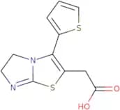 2-[3-(Thiophen-2-yl)-5H,6H-imidazo[2,1-b][1,3]thiazol-2-yl]acetic acid