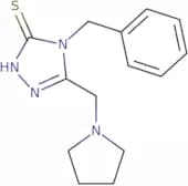 4-Benzyl-5-[(pyrrolidin-1-yl)methyl]-4H-1,2,4-triazole-3-thiol