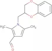 1-(2,3-Dihydro-1,4-benzodioxin-2-ylmethyl)-2,5-dimethyl-1H-pyrrole-3-carbaldehyde