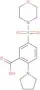 5-(Morpholine-4-sulfonyl)-2-(pyrrolidin-1-yl)benzoic acid