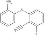 2-[(2-Aminophenyl)sulfanyl]-6-fluorobenzenecarbonitrile