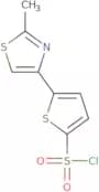 5-(2-Methylthiazol-4-yl)thiophene-2-sulfonyl chloride