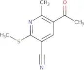 5-Acetyl-6-methyl-2-(methylsulfanyl)nicotinonitrile