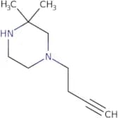 1-(But-3-yn-1-yl)-3,3-dimethylpiperazine