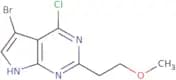 5-Bromo-4-chloro-2-(2-methoxyethyl)-7H-pyrrolo[2,3-d]pyrimidine