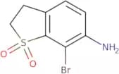 7-​Bromo-​2,​3-​dihydro-​benzo[b]​thiophen-​6-​amine 1,​1-​dioxide