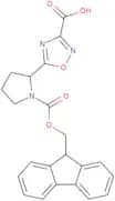 5-[1-(9H-Fluoren-9-ylmethoxycarbonyl)pyrrolidin-2-yl]-1,2,4-oxadiazole-3-carboxylic acid