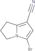 5-Bromo-2,3-dihydro-1H-pyrrolizine-7-carbonitrile