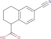 6-Cyano-1,2,3,4-tetrahydronaphthalene-1-carboxylic acid