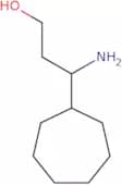 3-Amino-3-cycloheptylpropan-1-ol