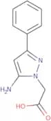2-(5-Amino-3-phenyl-1H-pyrazol-1-yl)acetic acid
