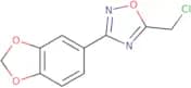 3-(1,3-Dioxaindan-5-yl)-5-(chloromethyl)-1,2,4-oxadiazole